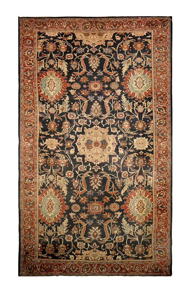 Antique Persian Sultanabad Traditional Rug 92123