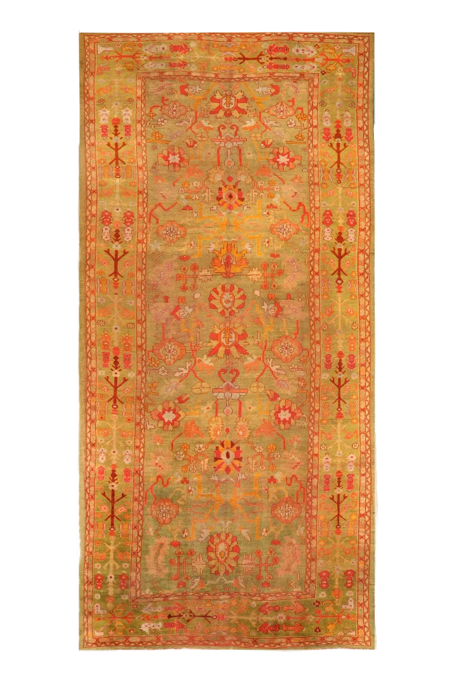 Antique Turkey Oushak Tribal Rug 92131