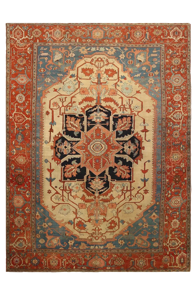 Antique Persian Traditional Rug 92133