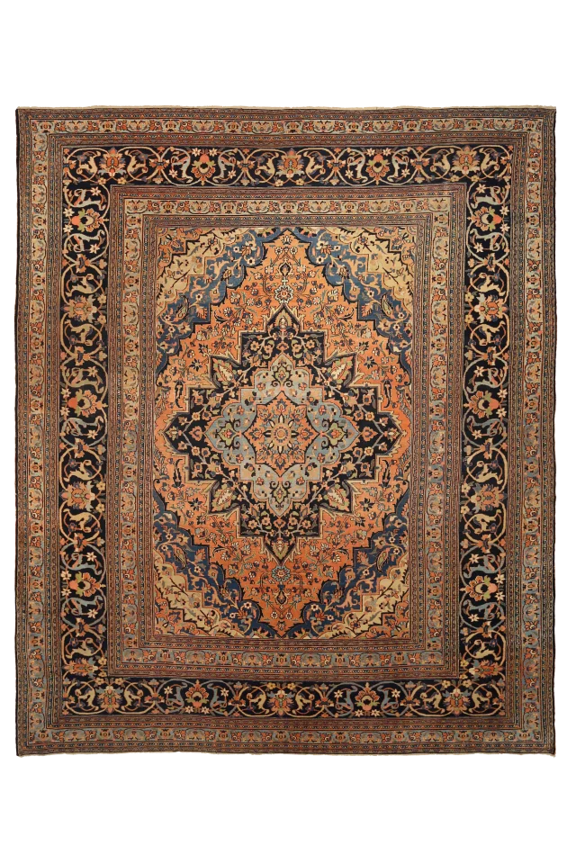 Antique Persian Traditional Rug 92135