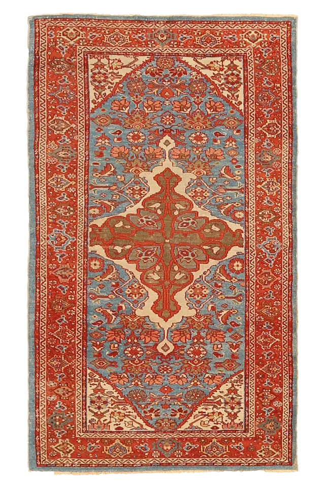 Antique Persian Sultanabad Traditional Rug 92416