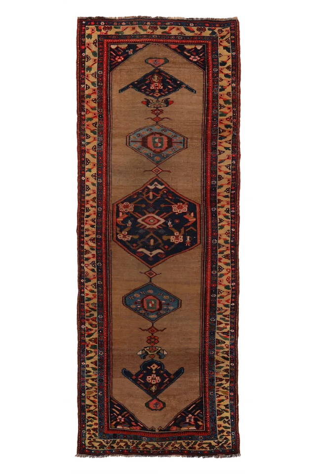 Antique Persian Bijar Traditional Rug 92434