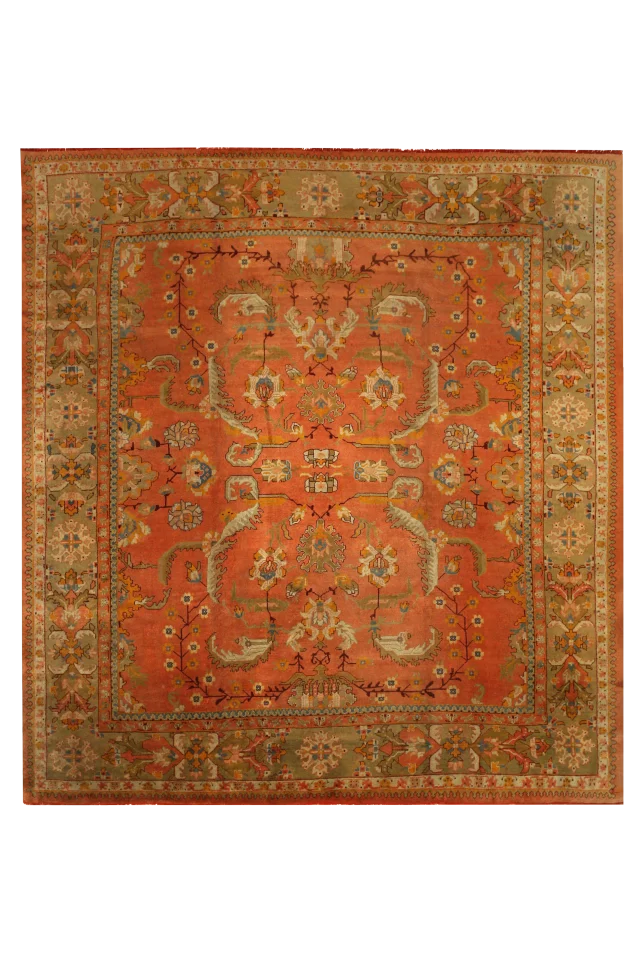 Antique Turkey Oushak Traditional Rug 92435