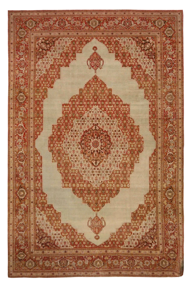 Antique Persian Tabriz Traditional Rug 92540