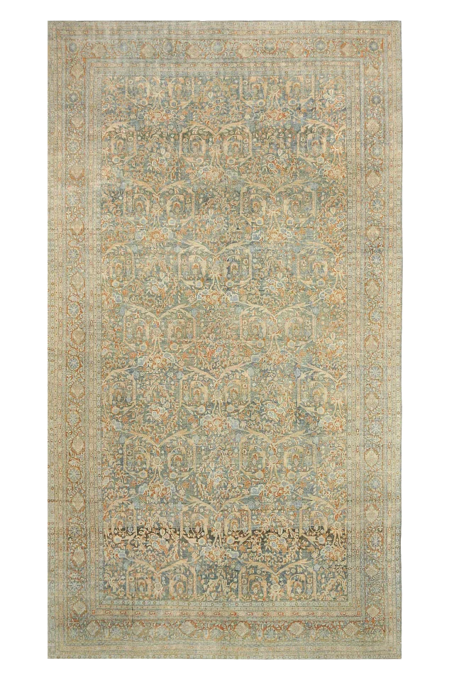 Antique Persian Tabriz Transitional Rug 92544