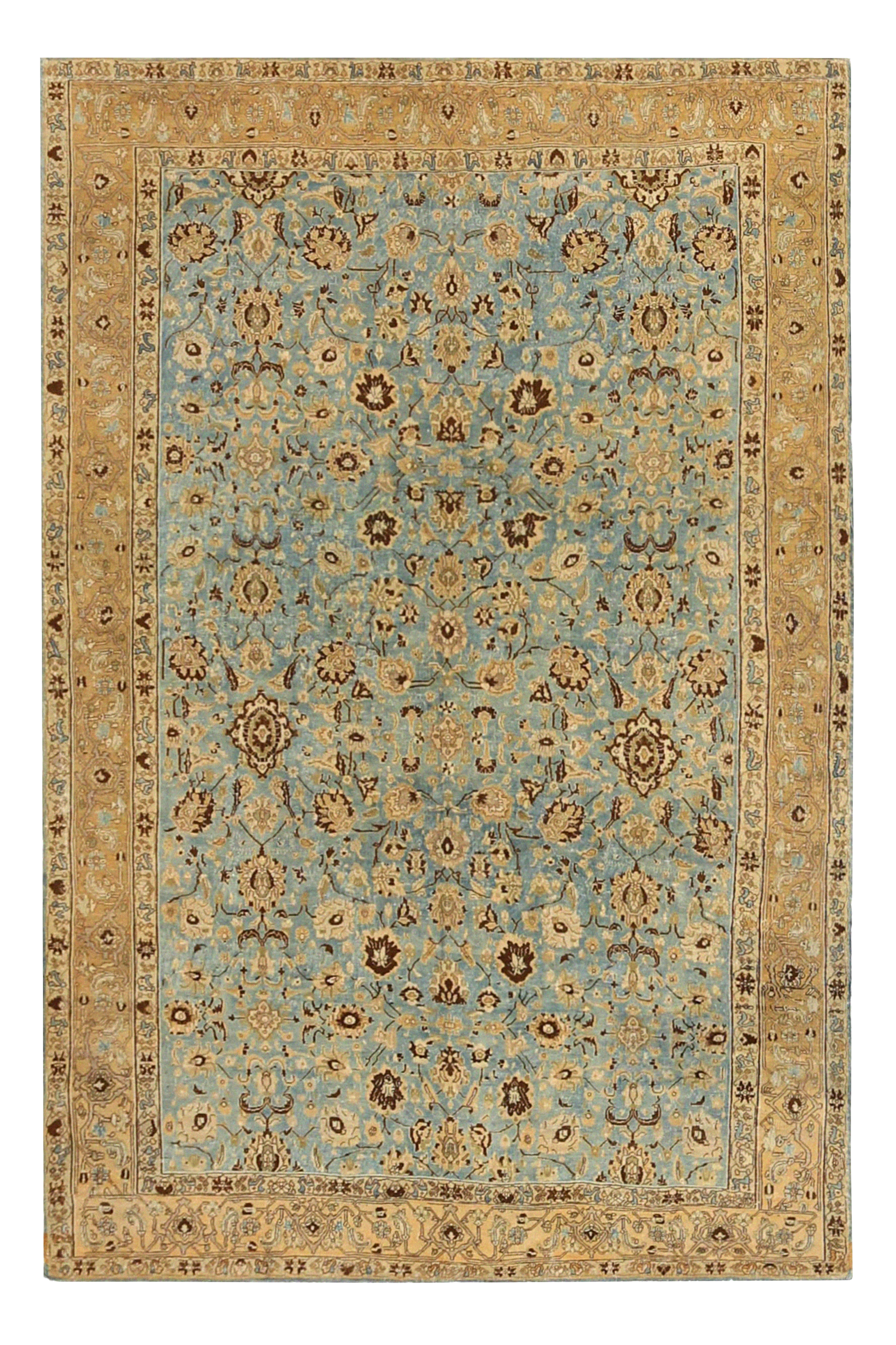 Antique Persian Tabriz Traditional Rug 92547