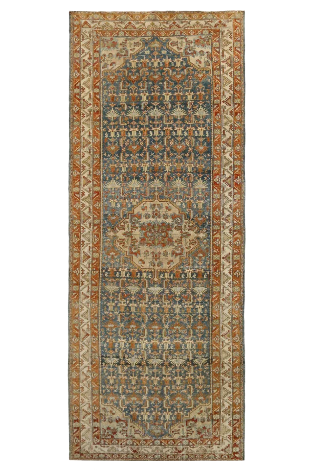 Antique Persian Malayer Traditional Rug 92552