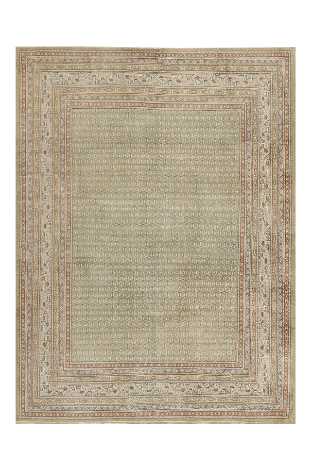 Antique Persian Mahal Transitional Rug 92553