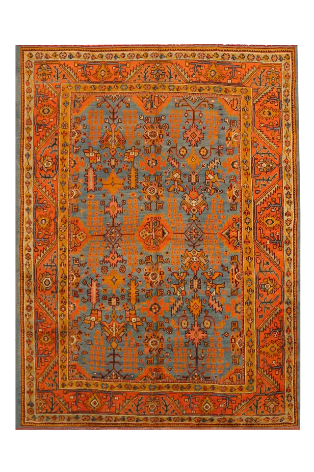 Antique Turkey Oushak Traditional Rug 92554