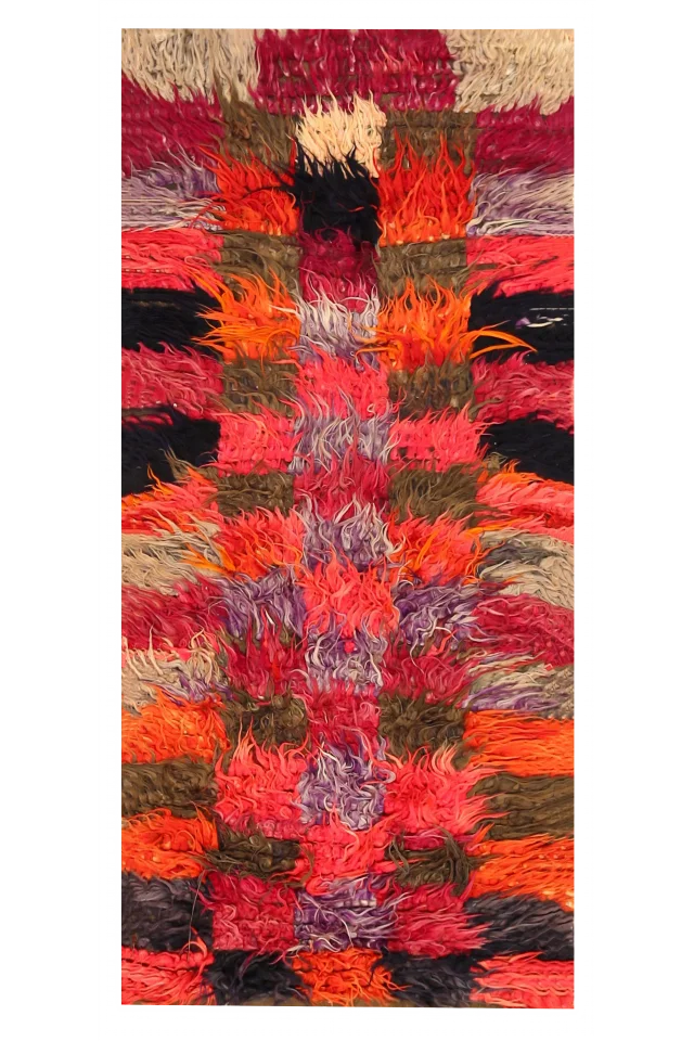 Turkey Tulu Tribal Rug 92618