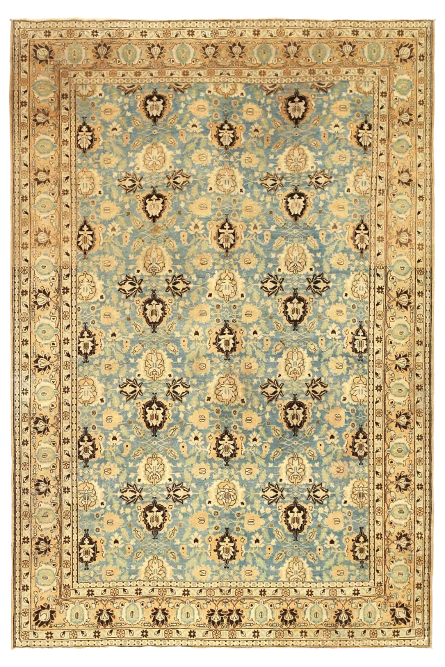 Hand-Knotted Rug 92697