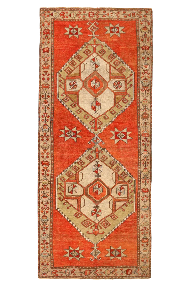 Antique Turkey Kars Traditional Rug 92724