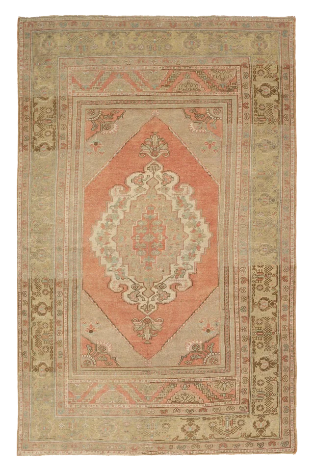 Vintage Turkey Traditional Rug 92742