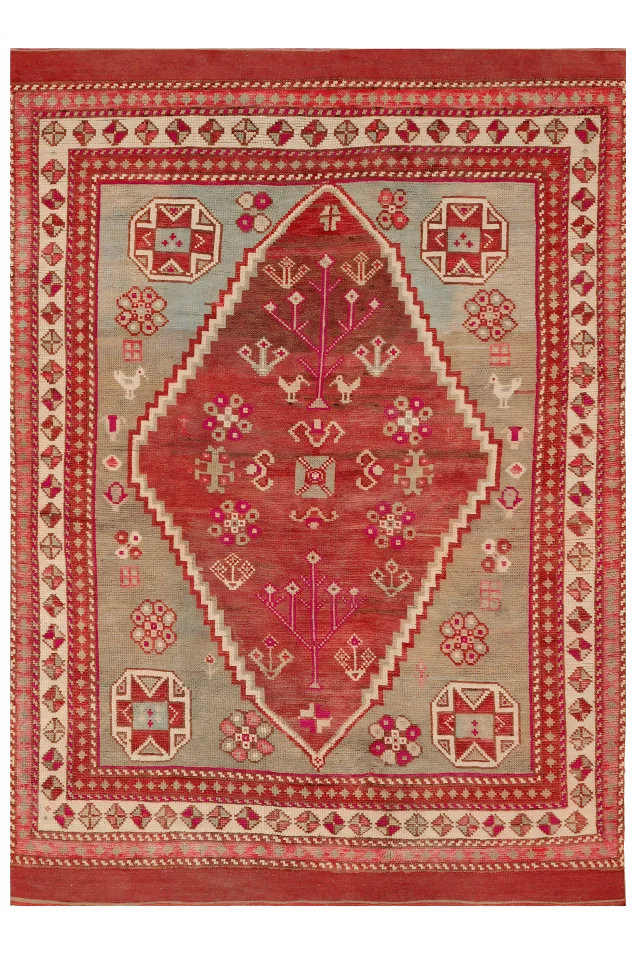 Antique Turkey Traditional Rug 92998