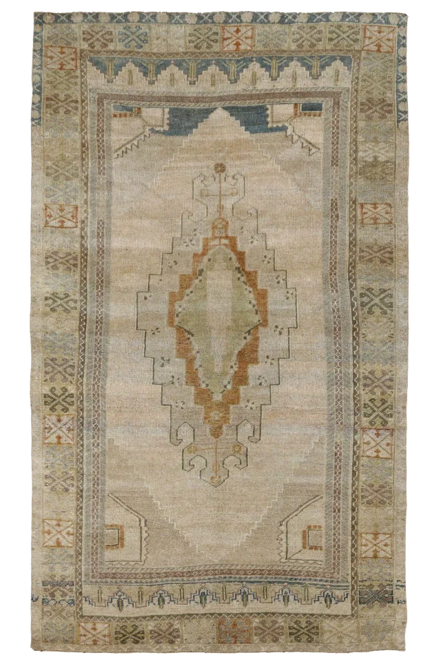 Antique Turkey Traditional Rug 93157