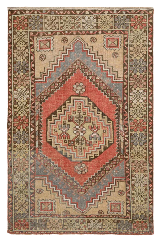 Antique Turkey Traditional Rug 93177
