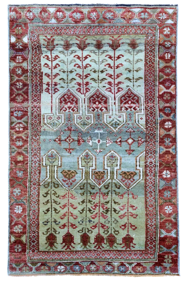 Antique Turkey Traditional Rug 93222