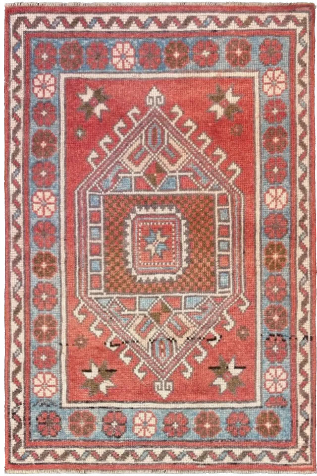 Vintage Turkey Traditional Rug 93229