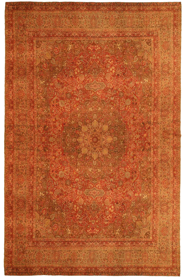 Antique Persian Traditional Rug 93386