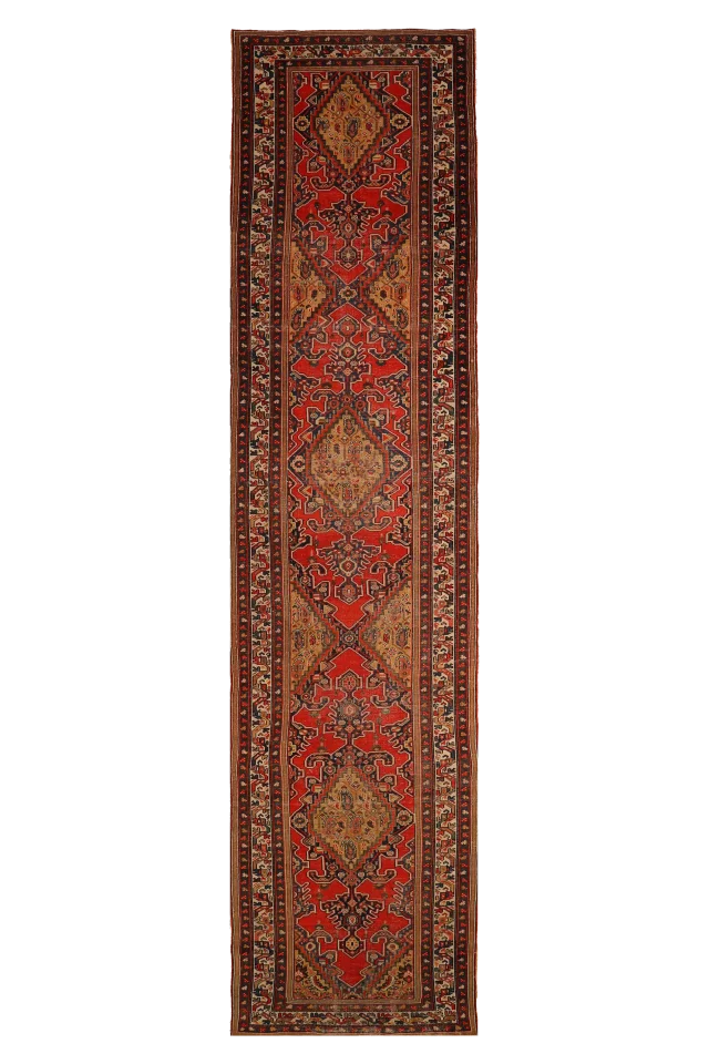 Antique Persian Azarbaijan Traditional Rug 93407