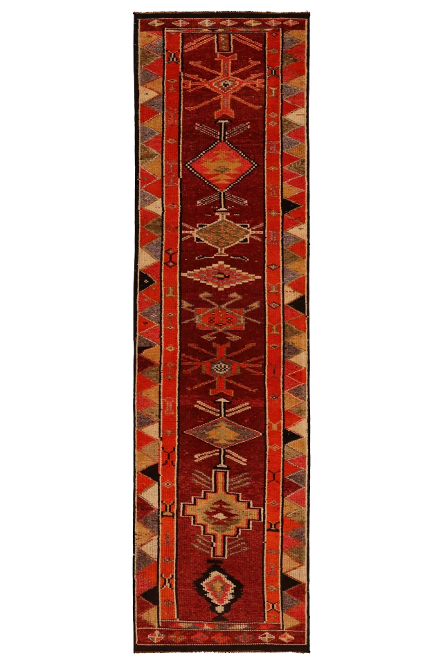 Antique Turkey Tribal Rug 93458