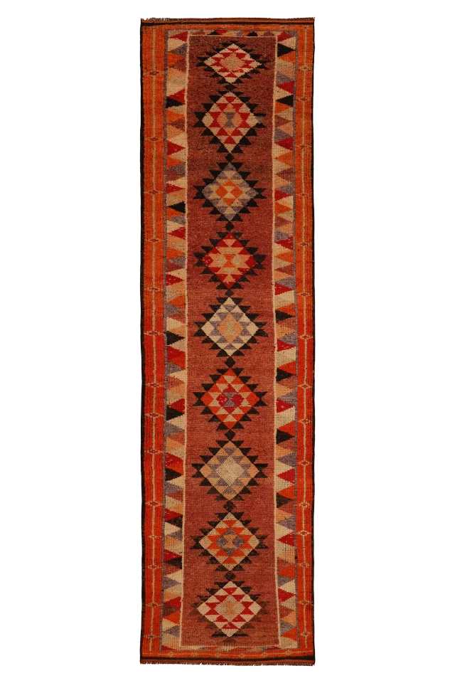 Antique Turkey Tribal Rug 93461