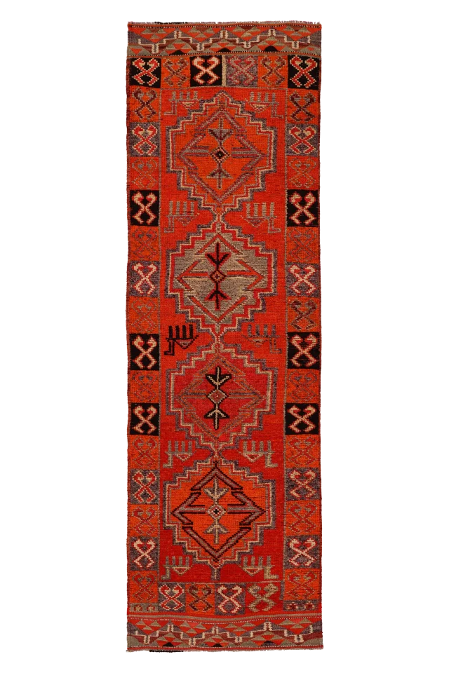 Antique Turkey Tribal Rug 93462