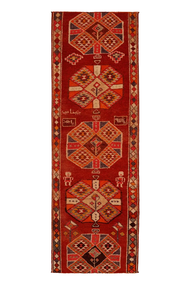 Antique Turkey Tribal Rug 93464