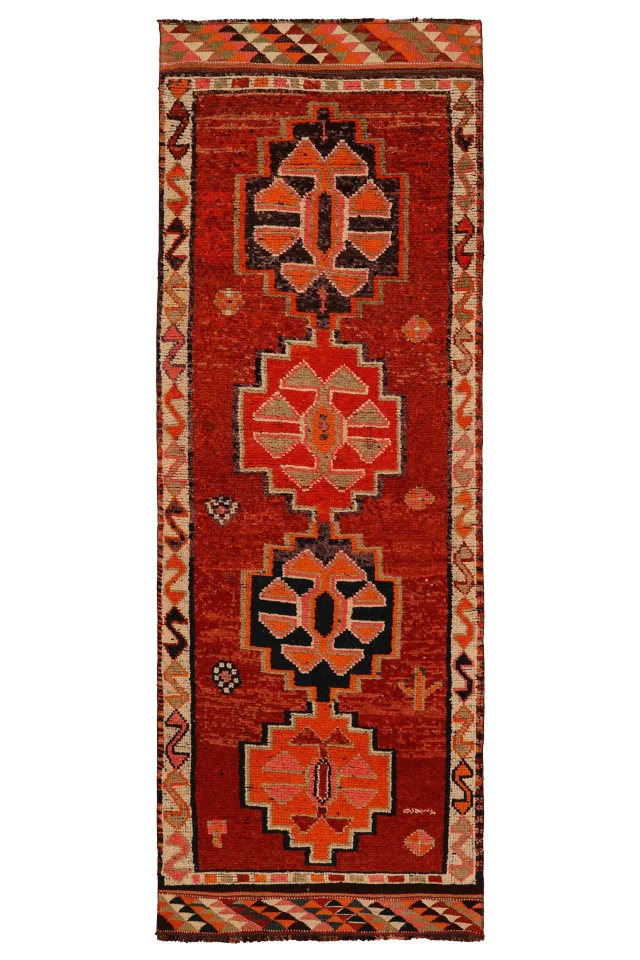 Antique Turkey Tribal Rug 93471