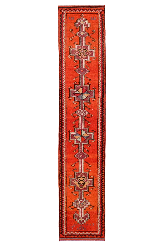 Antique Turkey Tribal Rug 93475