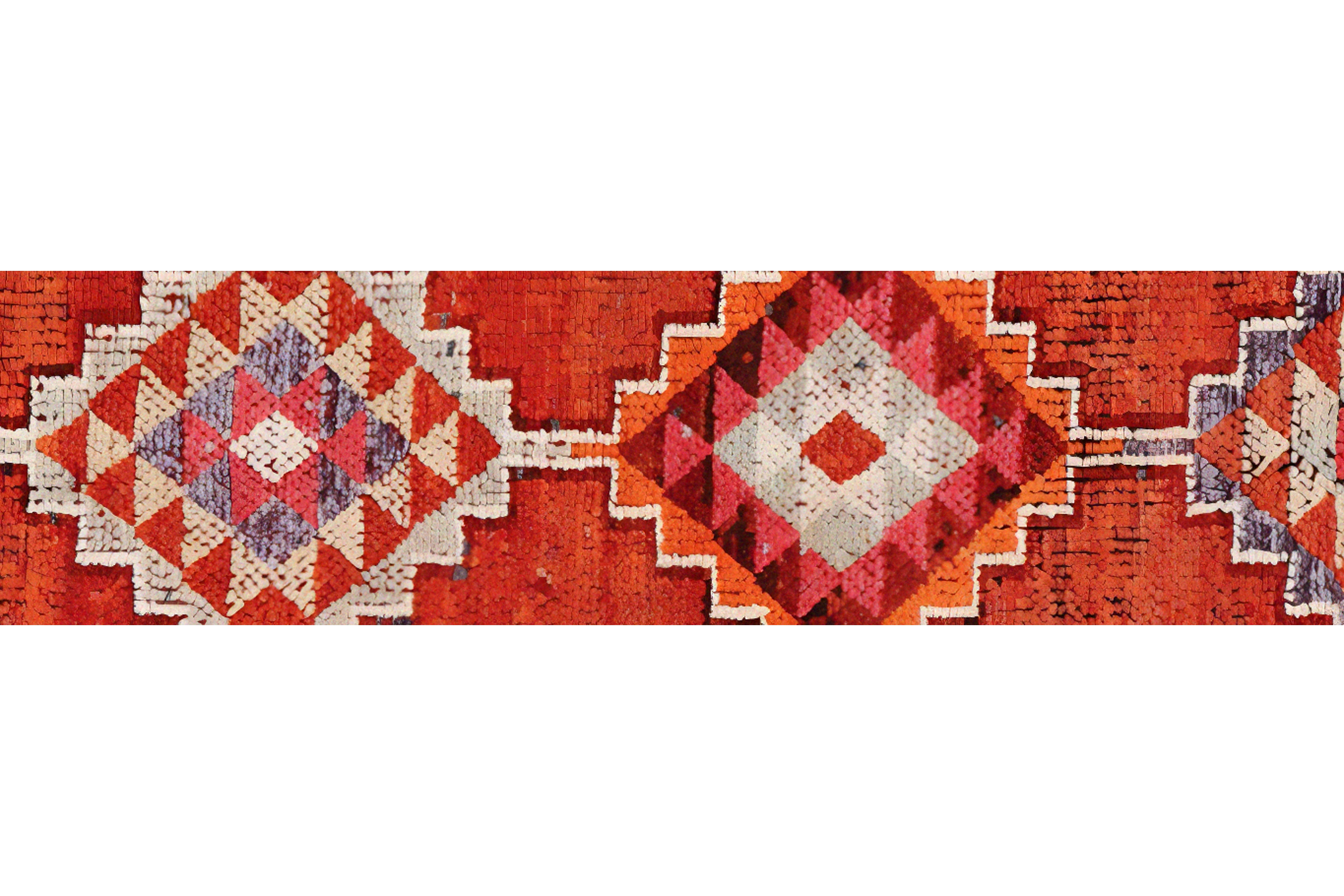 Thumbnail 4 for Vintage Turkey Tribal Rug 93477