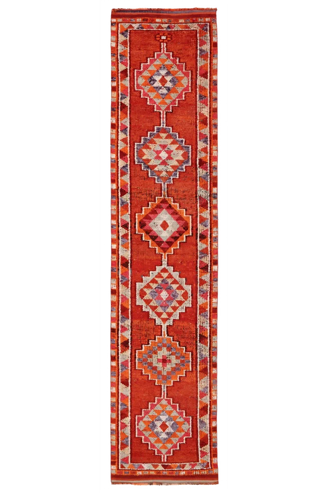 Vintage Turkey Tribal Rug 93477