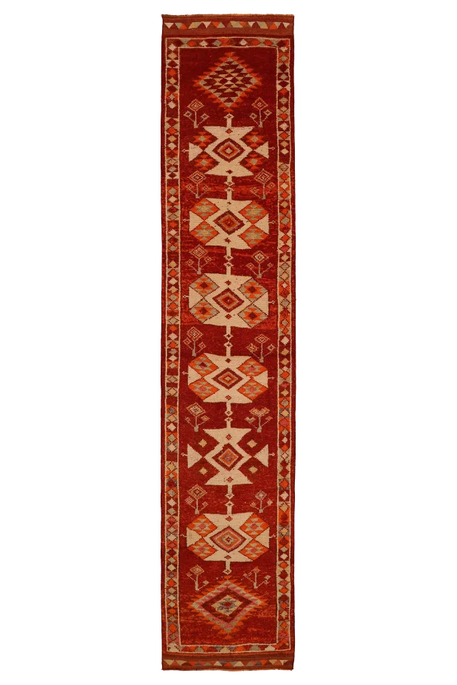 Antique Turkey Tribal Rug 93484