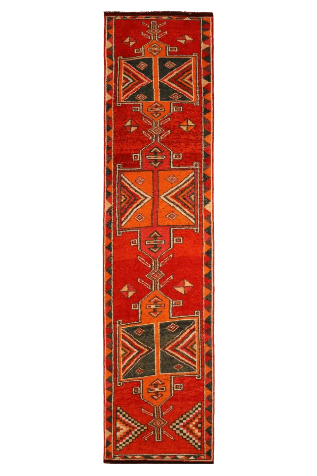 Antique Turkey Tribal Rug 93497
