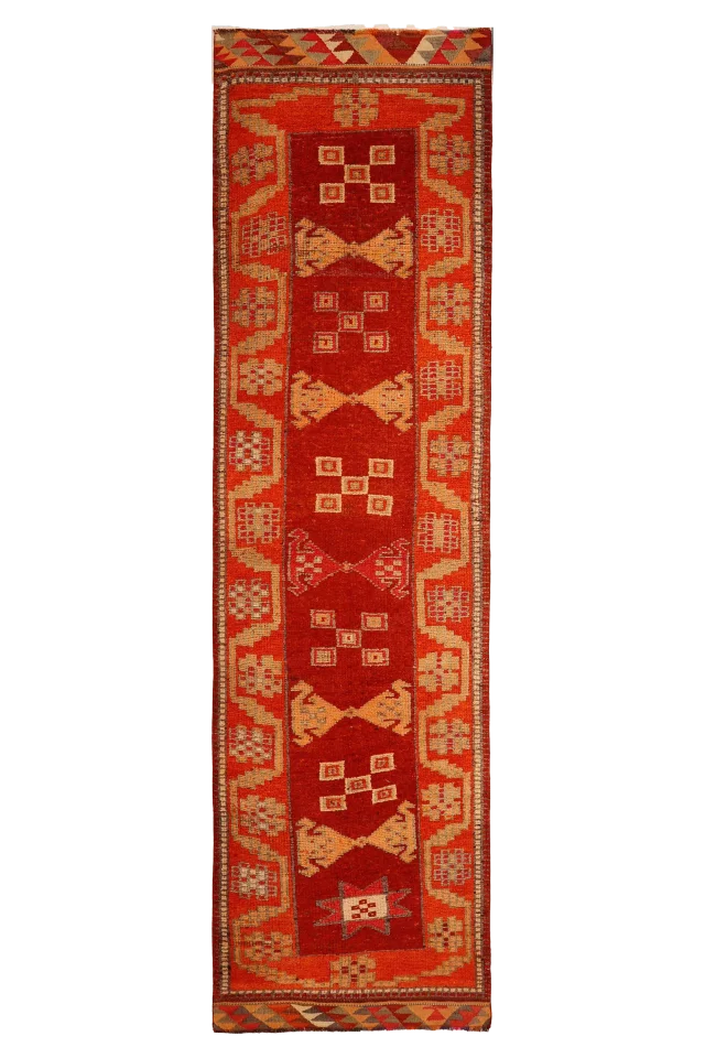 Antique Turkey Tribal Rug 93518