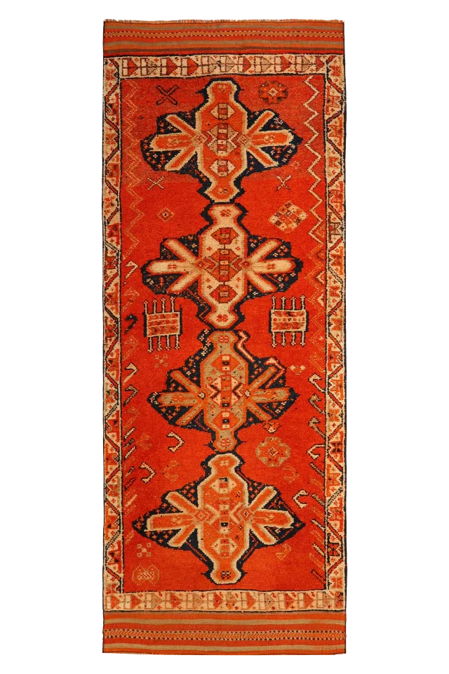 Antique Turkey Tribal Rug 93520