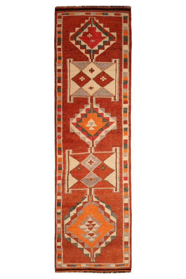 Antique Turkey Tribal Rug 93542