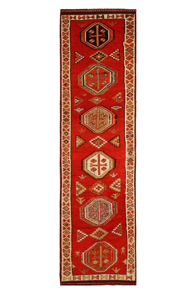 Antique Turkey Tribal Rug 93545