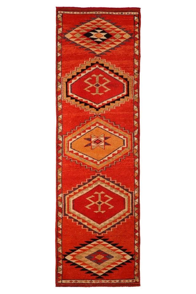Antique Turkey Tribal Rug 93546