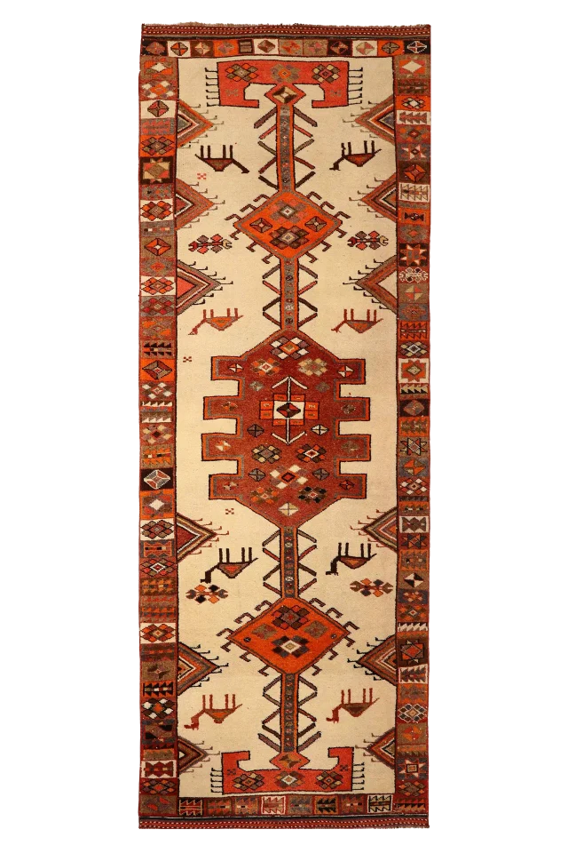 Antique Turkey Tribal Rug 93547