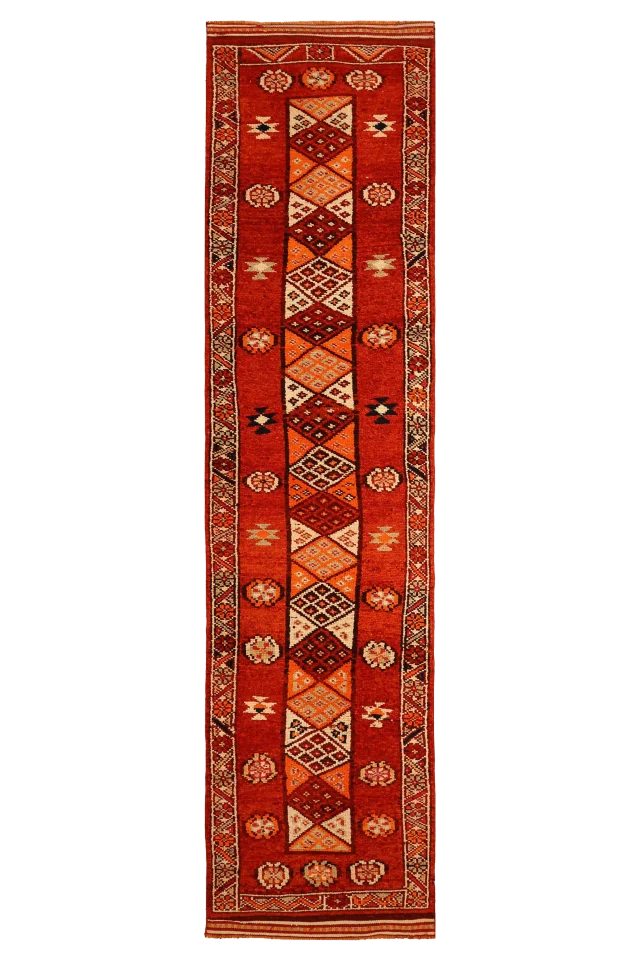 Antique Turkey Tribal Rug 93548
