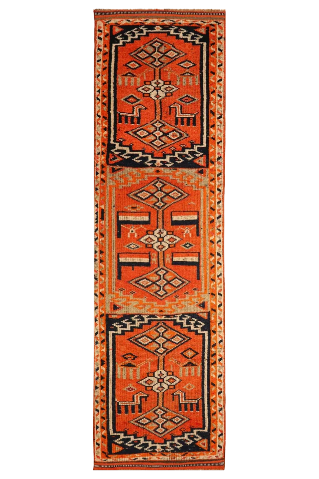 Antique Turkey Tribal Rug 93552