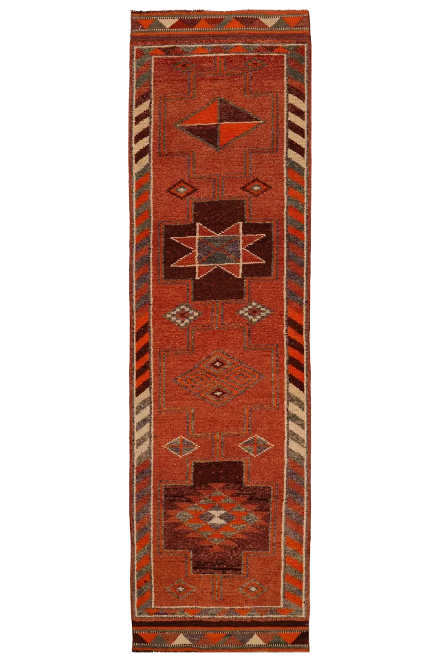 Antique Turkey Tribal Rug 93558