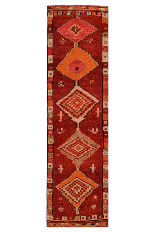 Antique Turkey Tribal Rug 93561