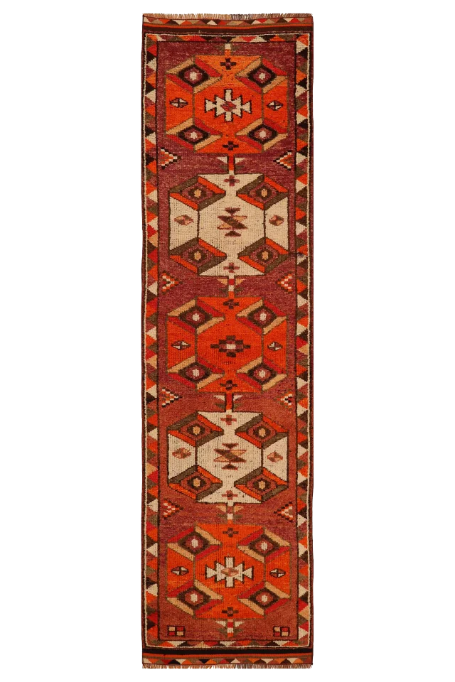 Antique Turkey Tribal Rug 93563