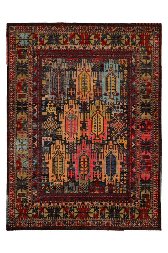 India Modern Contemporary Area Rug 93577