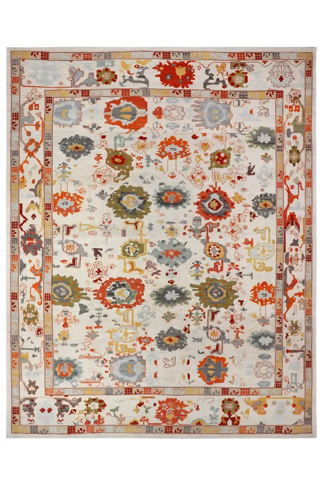 Turkey Oushak Tribal Rug 93611
