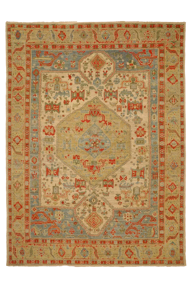 Turkey Oushak Tribal Rug 93615