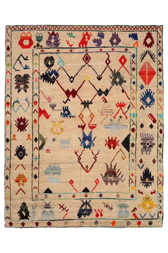 Turkey Oushak Tribal Rug 93652