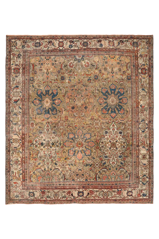 Antique Persian Sultanabad Traditional Rug 93673